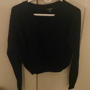 Black Wild Fable Cropped Sweater size m